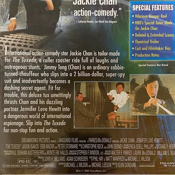 The Tuxedo, Full Screen, Jackie Chan, DreamWorks, DVD - Picture 4 of 4